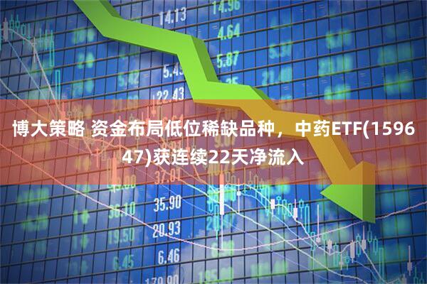 博大策略 资金布局低位稀缺品种，中药ETF(159647)获连续22天净流入